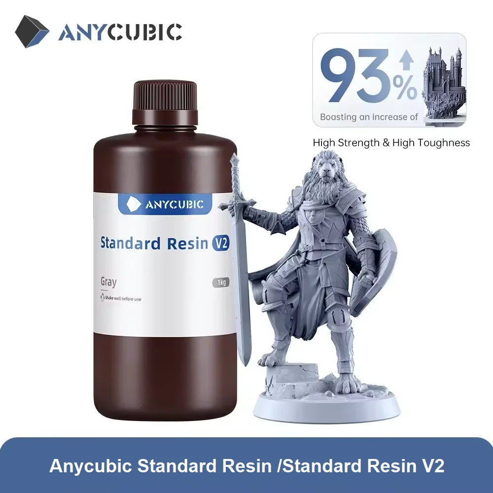 Anycubic 405nm UV Resin Standard V2 For Photon 3D Printer