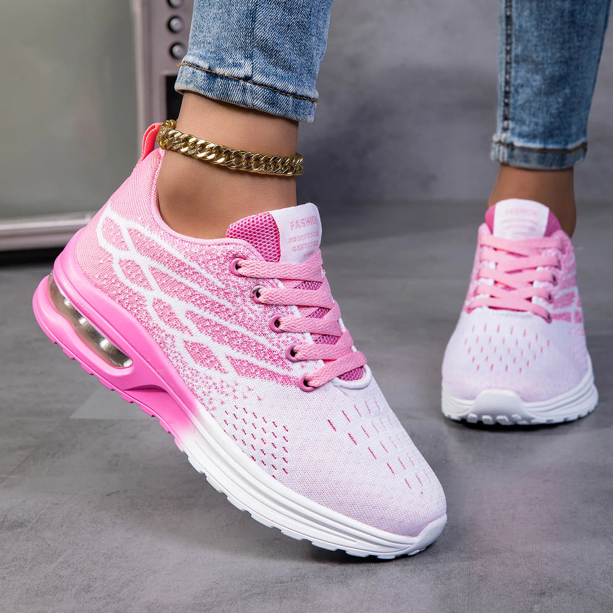 Women's Orthopedic Walking Sneakers Lightweight Air Mesh Running Shoes