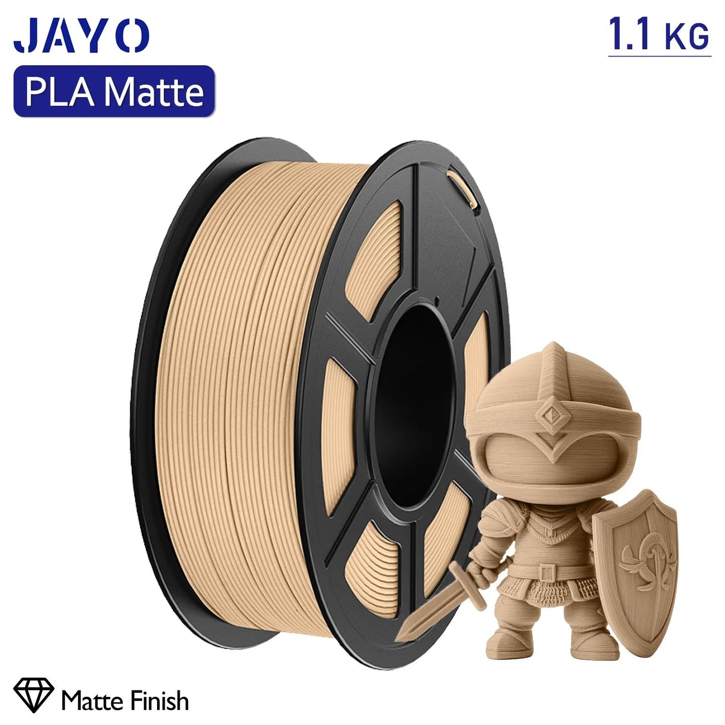 JAYO Matte PLA Filament For 3D Printing Superior Finish
