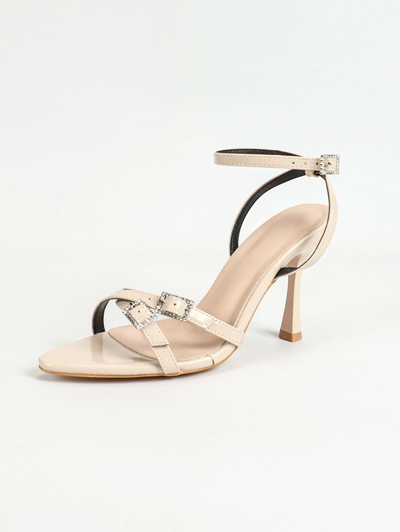 Womens Kitten Heels Strappy Sandals Open Toe For Summer Party