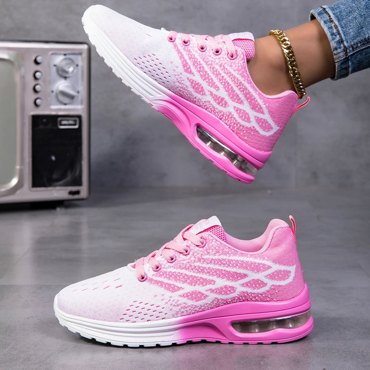 Women's Orthopedic Walking Sneakers Lightweight Air Mesh Running Shoes