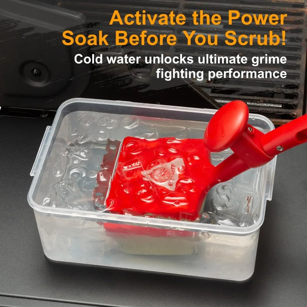 EEFINITE Steam Grill Cleaner Brush With Replacement Scrub Sponge