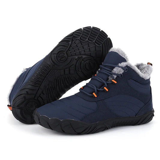 APWIKOGERCN Unisex Waterproof Winter Snow Boots Hiking Shoes