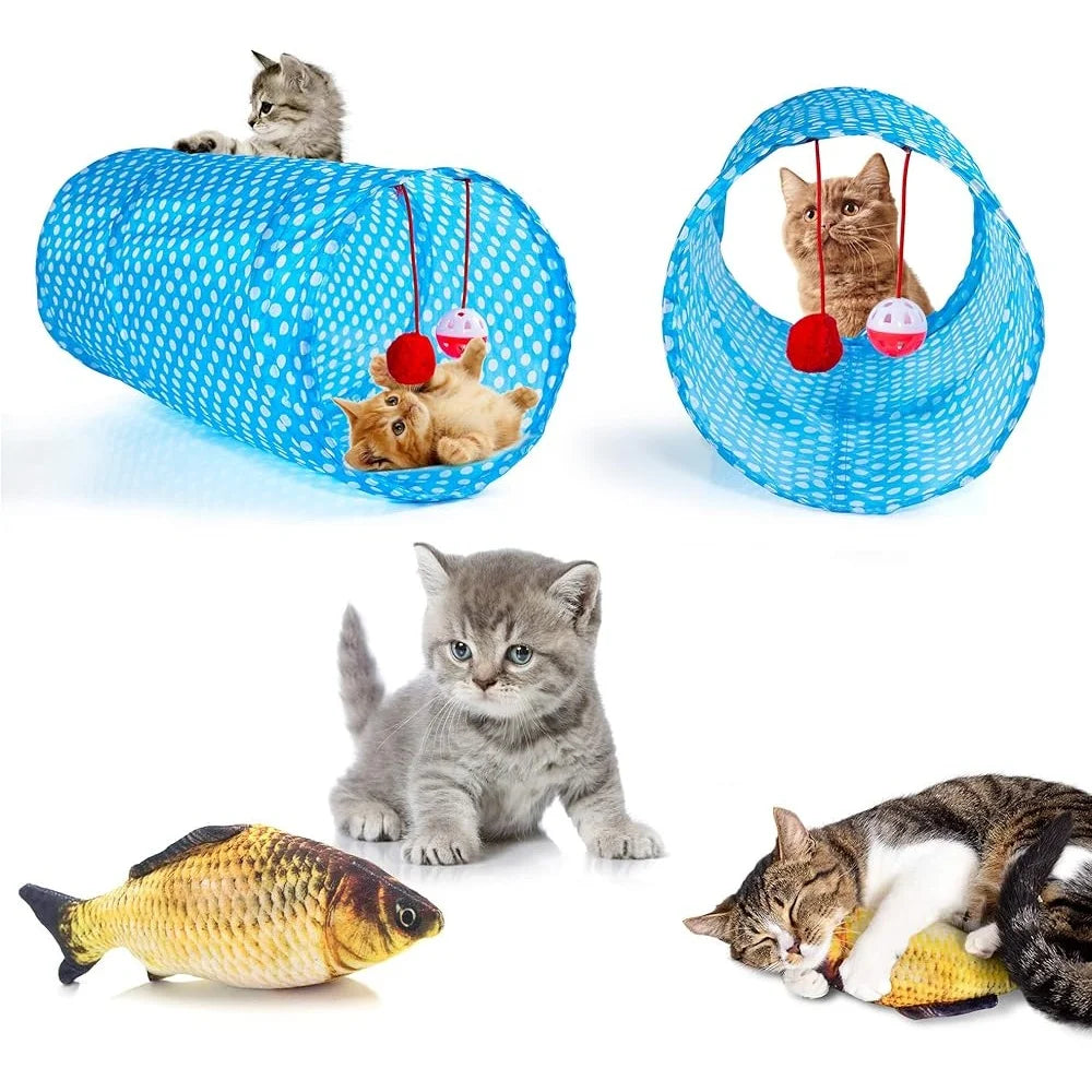 Fujian Cat Toy Set Interactive Kitten Play Assortment