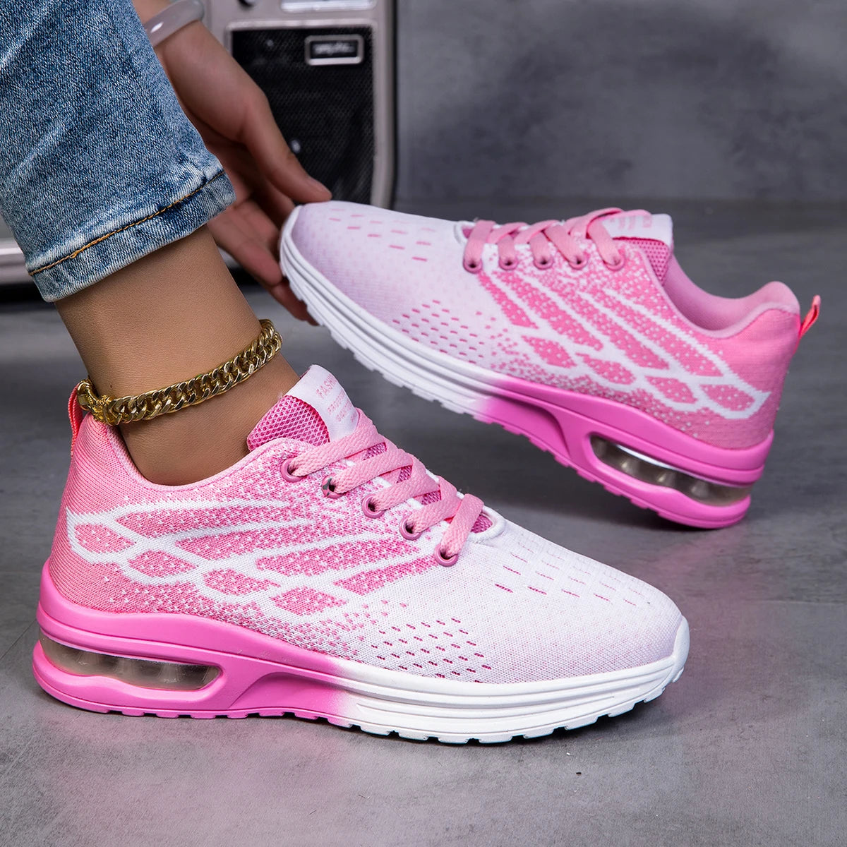 Women's Orthopedic Walking Sneakers Lightweight Air Mesh Running Shoes