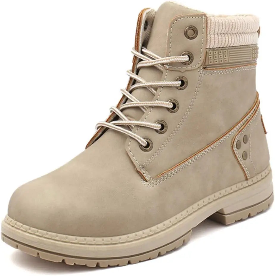CN Fujian Women Waterproof Hiking Combat Boots Lace Up