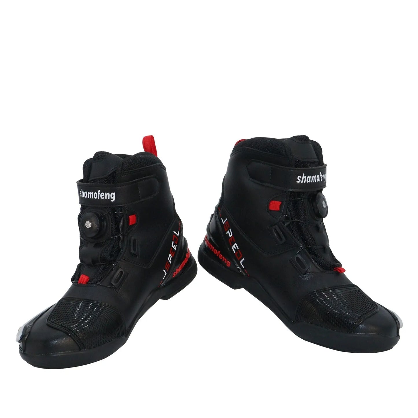 Men Leather Motorcycle Boots Waterproof Non Slip Motocross Ankle Boots