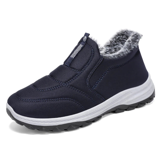 Warm Thermal Ankle Boots For Men Non Slip Walking Shoes