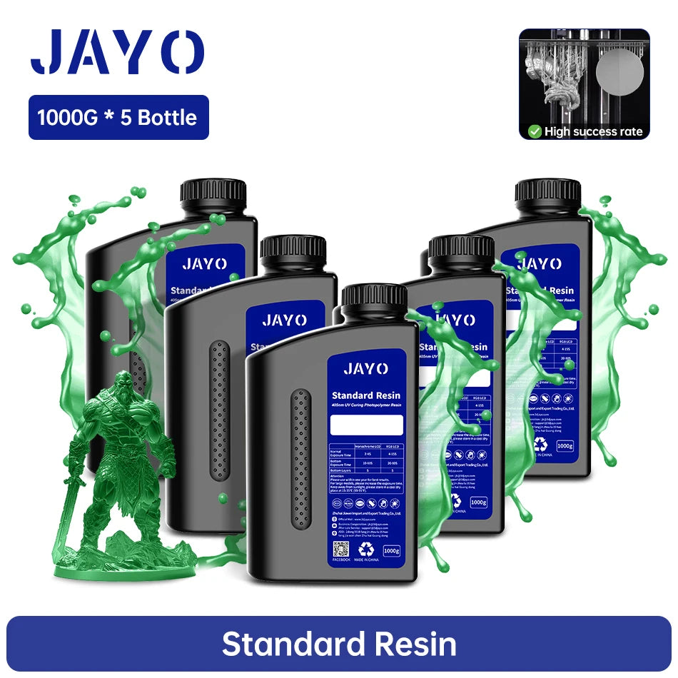 JAYO Standard Plus Toughness Resin for LCD 3D Printing