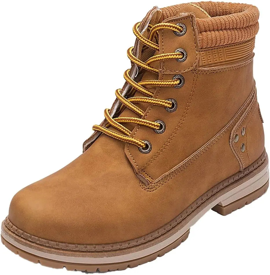 CN Fujian Women Waterproof Hiking Combat Boots Lace Up