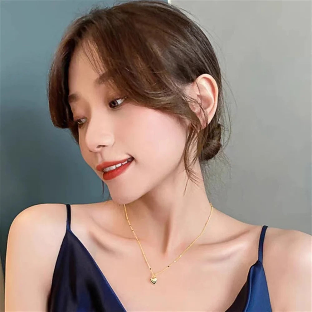 Zhejiang Simple Love Pendant Necklace for Women Fashion