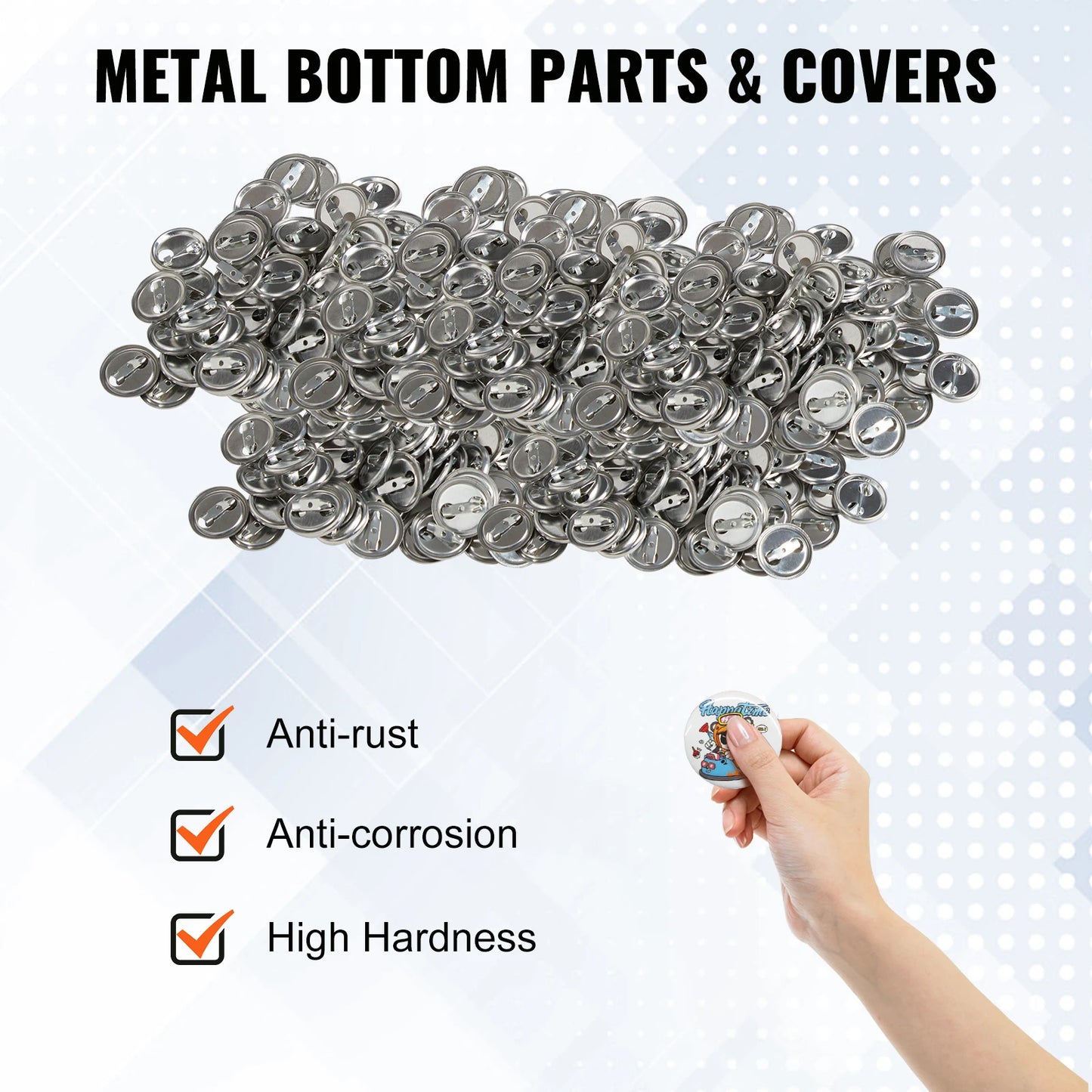 Film Button Badge Parts For Button Maker Machine Set