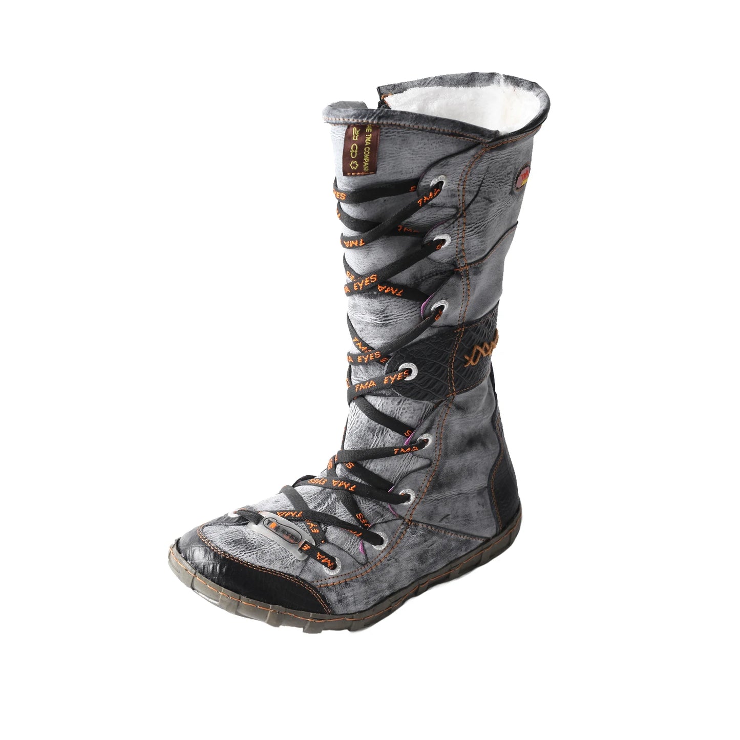 TMA EYES Winter Warmth Knee High Boots With Side Zipper