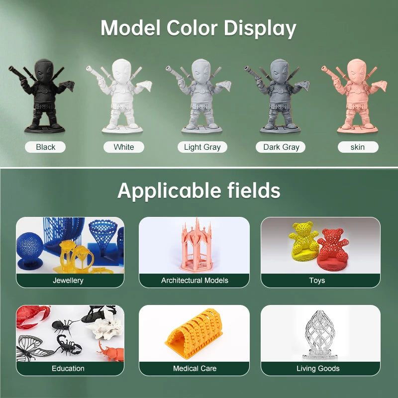 SUNLU ABS Like Low Odor 405nm UV Resin For SLA DLP LCD