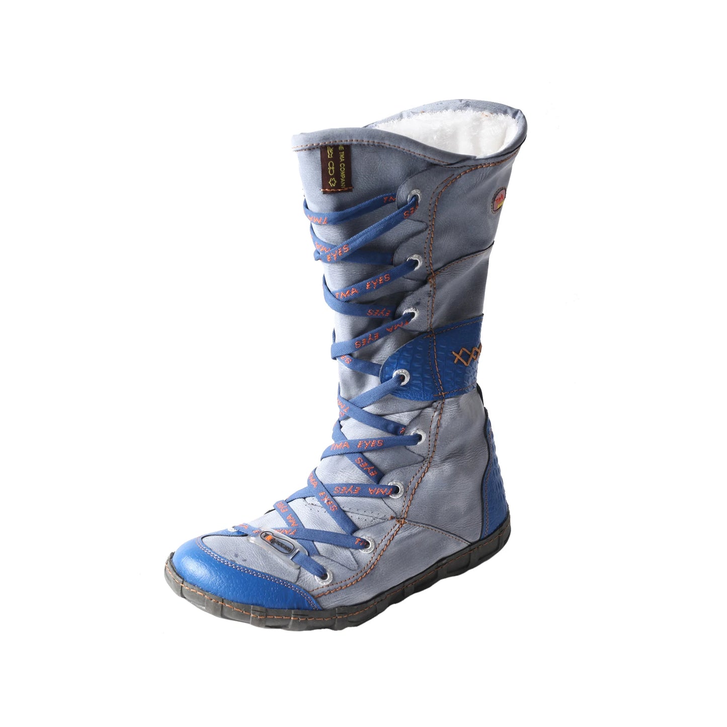 TMA EYES Winter Warmth Knee High Boots With Side Zipper