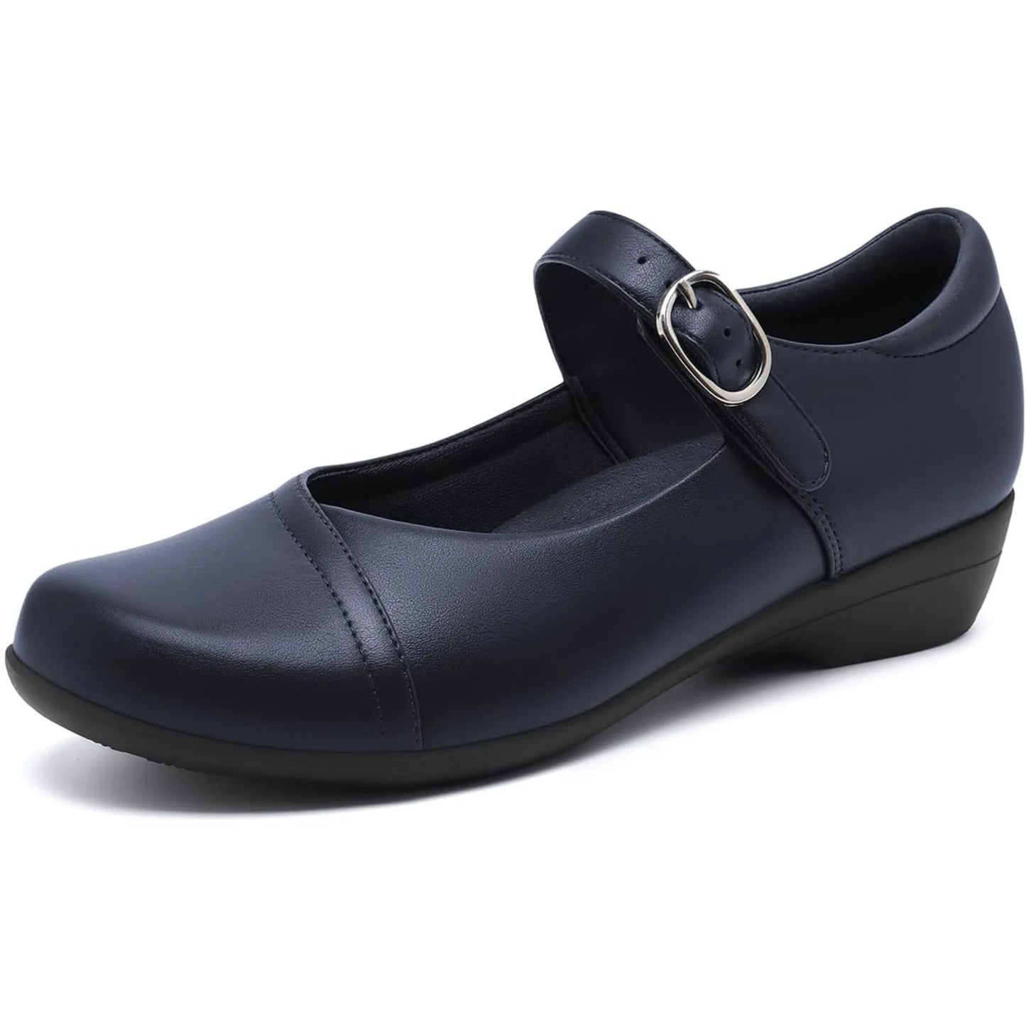 Athlefit Mary Jane Flats for Women Dressy Comfort Flat Shoes