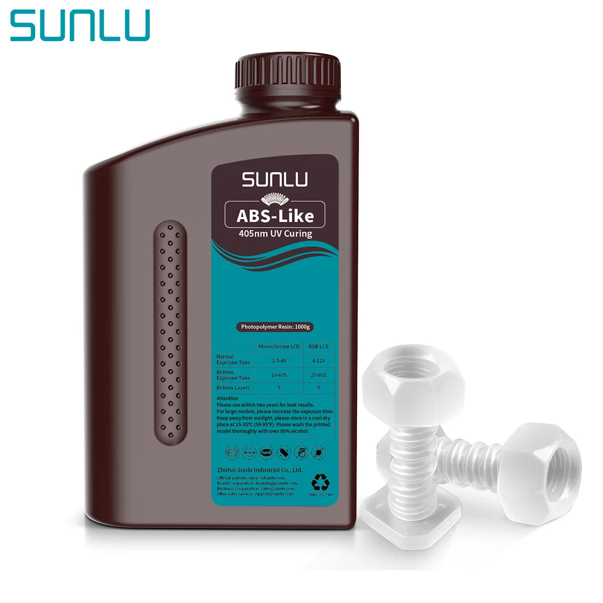 SUNLU ABS Like Low Odor 405nm UV Resin For SLA DLP LCD