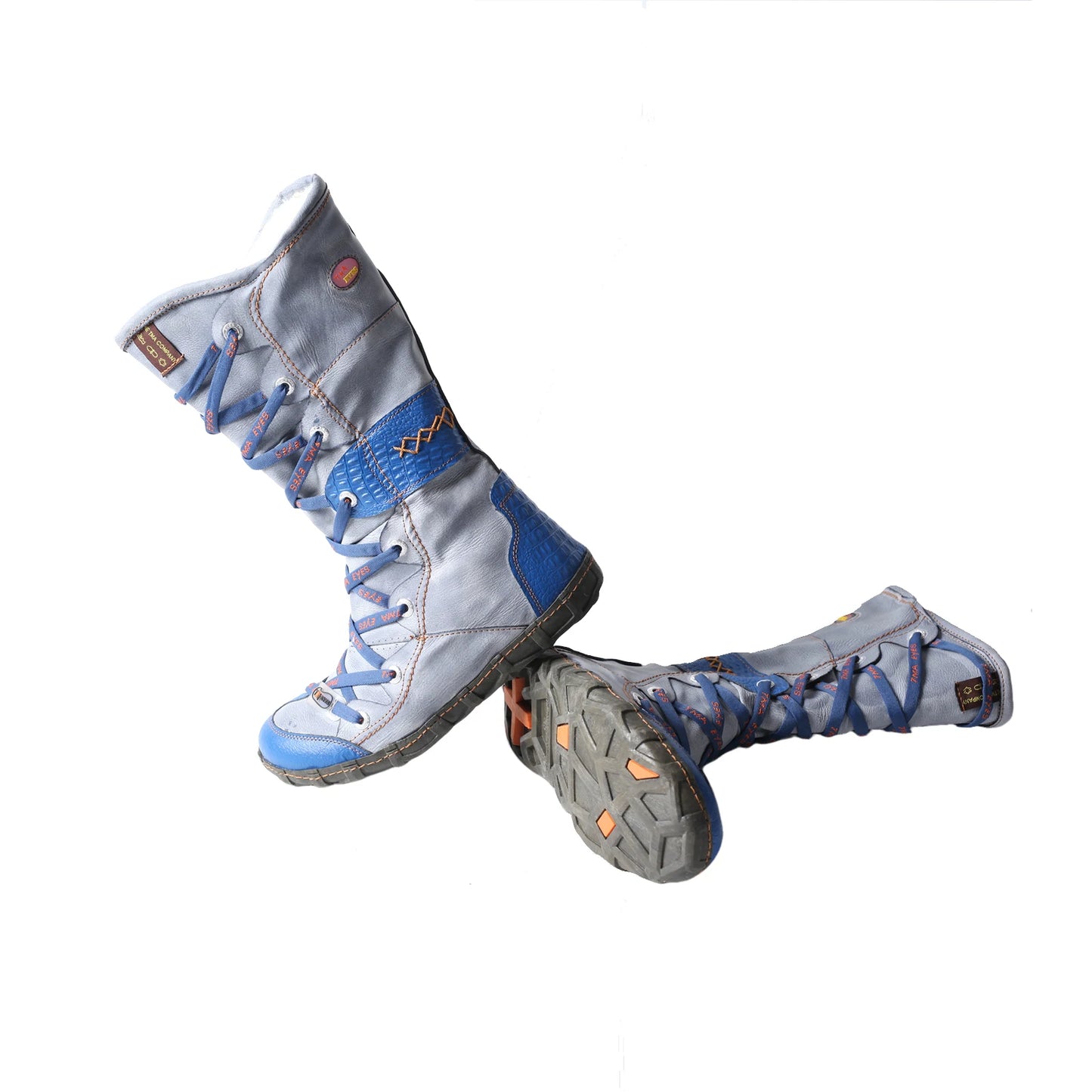 TMA EYES Winter Warmth Knee High Boots With Side Zipper