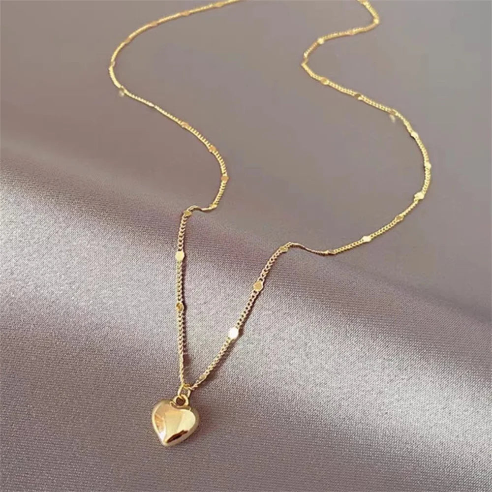 Zhejiang Simple Love Pendant Necklace for Women Fashion